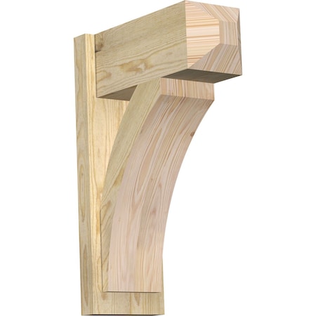 Ekena Millwork Thorton Rough Sawn Craftsman Outlooker, Douglas Fir, 8"W x 18"D x 26"H OUT08X18X26THR04RDF